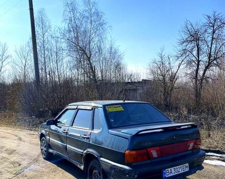 Зеленый ВАЗ 2115 Самара, объемом двигателя 1.5 л и пробегом 230 тыс. км за 1450 $, фото 4 на Automoto.ua