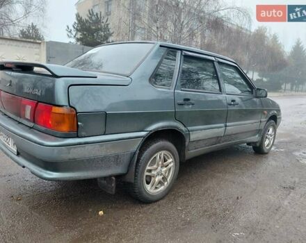 Зеленый ВАЗ 2115 Самара, объемом двигателя 1.6 л и пробегом 133 тыс. км за 1950 $, фото 7 на Automoto.ua