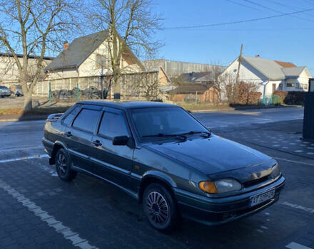 Зеленый ВАЗ 2115 Самара, объемом двигателя 1.6 л и пробегом 277 тыс. км за 1850 $, фото 2 на Automoto.ua