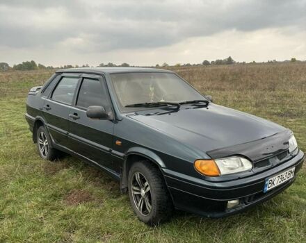 Зеленый ВАЗ 2115 Самара, объемом двигателя 1.6 л и пробегом 214 тыс. км за 1700 $, фото 2 на Automoto.ua