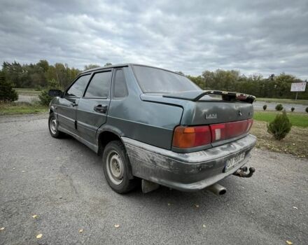 Зеленый ВАЗ 2115 Самара, объемом двигателя 1.6 л и пробегом 115 тыс. км за 950 $, фото 5 на Automoto.ua