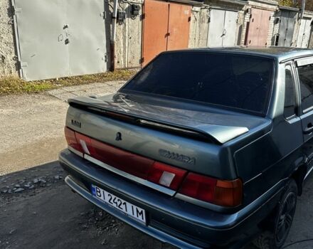 Зелений ВАЗ 2115 Самара, об'ємом двигуна 1.6 л та пробігом 190 тис. км за 2000 $, фото 4 на Automoto.ua