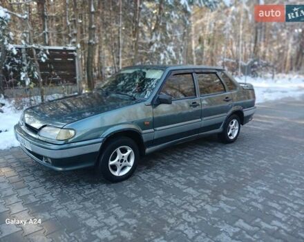 Зелений ВАЗ 2115 Самара, об'ємом двигуна 1.6 л та пробігом 138 тис. км за 1350 $, фото 17 на Automoto.ua