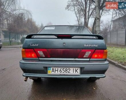 Зеленый ВАЗ 2115 Самара, объемом двигателя 1.6 л и пробегом 133 тыс. км за 1950 $, фото 6 на Automoto.ua