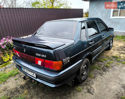 Зеленый ВАЗ 2115 Самара, объемом двигателя 1.6 л и пробегом 168 тыс. км за 1350 $, фото 2 на Automoto.ua