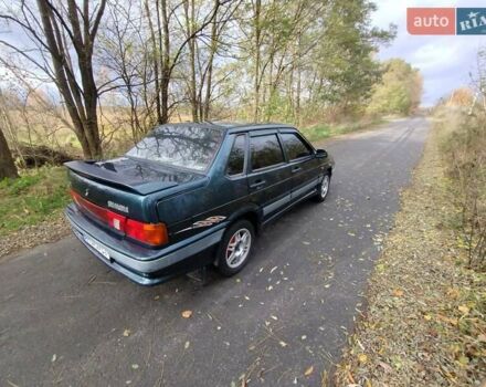 Зеленый ВАЗ 2115 Самара, объемом двигателя 1.6 л и пробегом 225 тыс. км за 1650 $, фото 13 на Automoto.ua