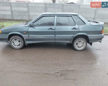 Зеленый ВАЗ 2115 Самара, объемом двигателя 1.6 л и пробегом 133 тыс. км за 1950 $, фото 4 на Automoto.ua