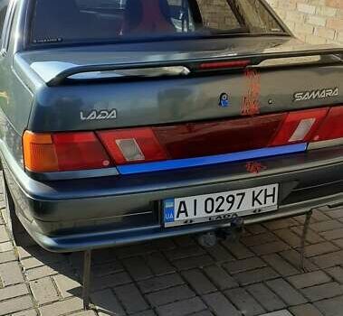 Зеленый ВАЗ 2115 Самара, объемом двигателя 1.6 л и пробегом 118 тыс. км за 3100 $, фото 2 на Automoto.ua