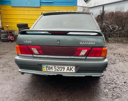 Зеленый ВАЗ 2115 Самара, объемом двигателя 1.6 л и пробегом 161 тыс. км за 1700 $, фото 3 на Automoto.ua