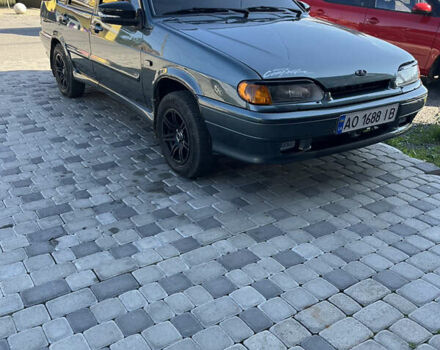 Зеленый ВАЗ 2115 Самара, объемом двигателя 1.6 л и пробегом 147 тыс. км за 2800 $, фото 1 на Automoto.ua