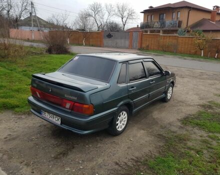 Зеленый ВАЗ 2115 Самара, объемом двигателя 1.6 л и пробегом 195 тыс. км за 1450 $, фото 1 на Automoto.ua