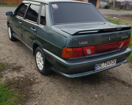 Зеленый ВАЗ 2115 Самара, объемом двигателя 1.6 л и пробегом 195 тыс. км за 1450 $, фото 6 на Automoto.ua