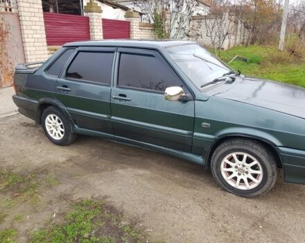Зеленый ВАЗ 2115 Самара, объемом двигателя 1.6 л и пробегом 195 тыс. км за 1450 $, фото 3 на Automoto.ua