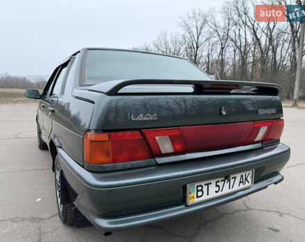 Зеленый ВАЗ 2115 Самара, объемом двигателя 1.6 л и пробегом 124 тыс. км за 2600 $, фото 15 на Automoto.ua