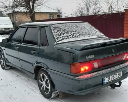 Зеленый ВАЗ 2115 Самара, объемом двигателя 1.6 л и пробегом 200 тыс. км за 1930 $, фото 4 на Automoto.ua