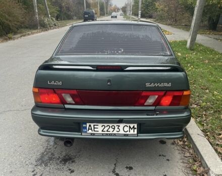 Зеленый ВАЗ 2115 Самара, объемом двигателя 1.6 л и пробегом 131 тыс. км за 1300 $, фото 3 на Automoto.ua