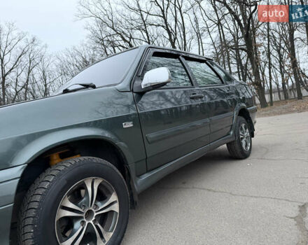 Зеленый ВАЗ 2115 Самара, объемом двигателя 1.6 л и пробегом 124 тыс. км за 2600 $, фото 3 на Automoto.ua