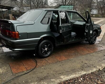 Зеленый ВАЗ 2115 Самара, объемом двигателя 1.6 л и пробегом 140 тыс. км за 3200 $, фото 5 на Automoto.ua