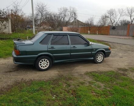 Зеленый ВАЗ 2115 Самара, объемом двигателя 1.6 л и пробегом 195 тыс. км за 1450 $, фото 2 на Automoto.ua