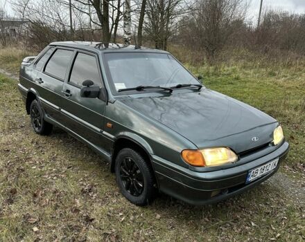 Зелений ВАЗ 2115 Самара, об'ємом двигуна 1.6 л та пробігом 291 тис. км за 1100 $, фото 1 на Automoto.ua