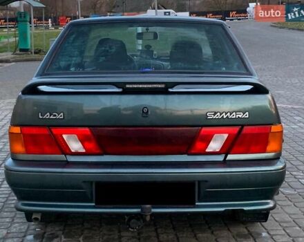 Зеленый ВАЗ 2115 Самара, объемом двигателя 1.6 л и пробегом 92 тыс. км за 3150 $, фото 2 на Automoto.ua