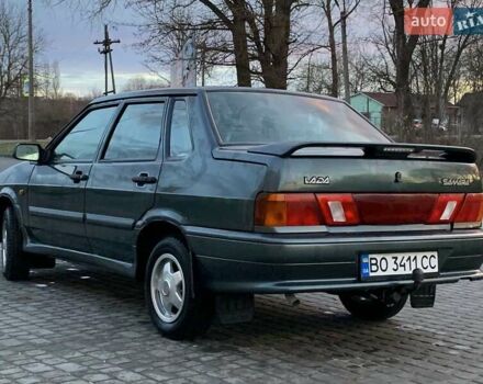 Зеленый ВАЗ 2115 Самара, объемом двигателя 1.6 л и пробегом 92 тыс. км за 3150 $, фото 6 на Automoto.ua