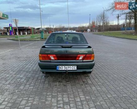 Зеленый ВАЗ 2115 Самара, объемом двигателя 1.6 л и пробегом 92 тыс. км за 3150 $, фото 9 на Automoto.ua