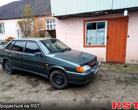 Зеленый ВАЗ 2115 Самара, объемом двигателя 1.6 л и пробегом 130 тыс. км за 2800 $, фото 3 на Automoto.ua