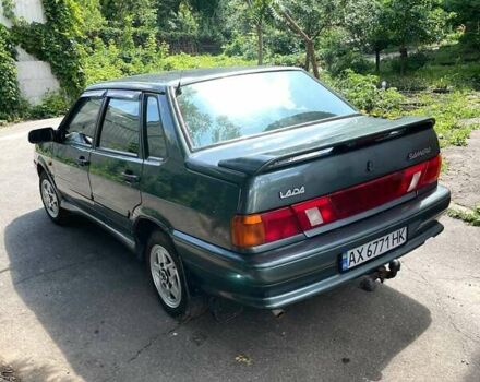 Зеленый ВАЗ 2115 Самара, объемом двигателя 1.6 л и пробегом 110 тыс. км за 3300 $, фото 2 на Automoto.ua
