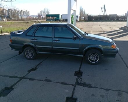 Зеленый ВАЗ 2115 Самара, объемом двигателя 1.6 л и пробегом 142 тыс. км за 2300 $, фото 3 на Automoto.ua