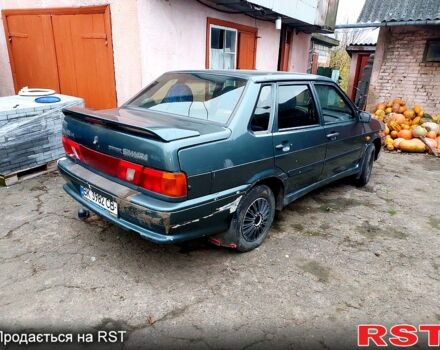Зеленый ВАЗ 2115 Самара, объемом двигателя 1.6 л и пробегом 130 тыс. км за 2800 $, фото 4 на Automoto.ua