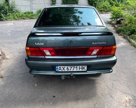 Зеленый ВАЗ 2115 Самара, объемом двигателя 1.6 л и пробегом 110 тыс. км за 3300 $, фото 1 на Automoto.ua