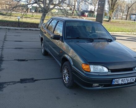 Зеленый ВАЗ 2115 Самара, объемом двигателя 1.6 л и пробегом 142 тыс. км за 2300 $, фото 2 на Automoto.ua