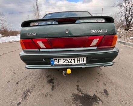 Зеленый ВАЗ 2115 Самара, объемом двигателя 1.6 л и пробегом 193 тыс. км за 2000 $, фото 6 на Automoto.ua