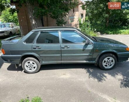 Зеленый ВАЗ 2115 Самара, объемом двигателя 1.6 л и пробегом 110 тыс. км за 3300 $, фото 3 на Automoto.ua