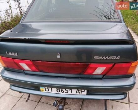 Зеленый ВАЗ 2115 Самара, объемом двигателя 1.6 л и пробегом 130 тыс. км за 1650 $, фото 5 на Automoto.ua