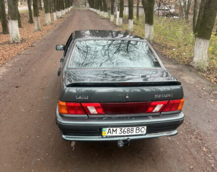 Зеленый ВАЗ 2115 Самара, объемом двигателя 1.6 л и пробегом 160 тыс. км за 2350 $, фото 3 на Automoto.ua