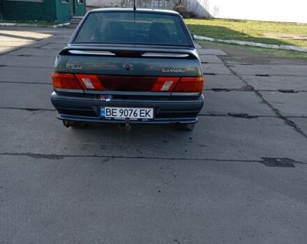 Зеленый ВАЗ 2115 Самара, объемом двигателя 1.6 л и пробегом 142 тыс. км за 2300 $, фото 5 на Automoto.ua