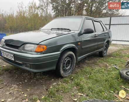 Зеленый ВАЗ 2115 Самара, объемом двигателя 1.6 л и пробегом 200 тыс. км за 1350 $, фото 4 на Automoto.ua