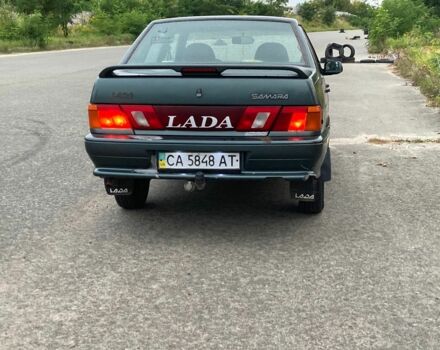 Зеленый ВАЗ 2115 Самара, объемом двигателя 1.6 л и пробегом 261 тыс. км за 2849 $, фото 3 на Automoto.ua