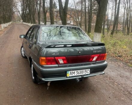 Зеленый ВАЗ 2115 Самара, объемом двигателя 1.6 л и пробегом 160 тыс. км за 2350 $, фото 3 на Automoto.ua