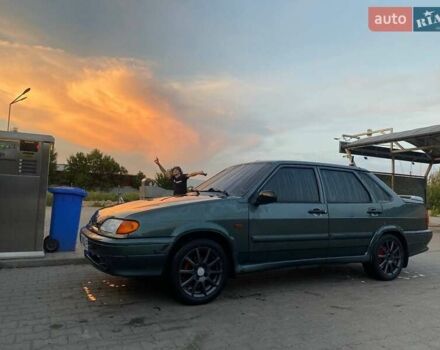 Зеленый ВАЗ 2115 Самара, объемом двигателя 1.6 л и пробегом 113 тыс. км за 3200 $, фото 5 на Automoto.ua