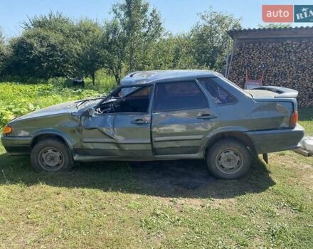 Зеленый ВАЗ 2115 Самара, объемом двигателя 1.6 л и пробегом 160 тыс. км за 1600 $, фото 10 на Automoto.ua