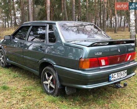 Зеленый ВАЗ 2115 Самара, объемом двигателя 1.6 л и пробегом 245 тыс. км за 2450 $, фото 7 на Automoto.ua