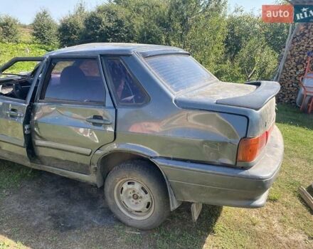 Зеленый ВАЗ 2115 Самара, объемом двигателя 1.6 л и пробегом 160 тыс. км за 1600 $, фото 12 на Automoto.ua