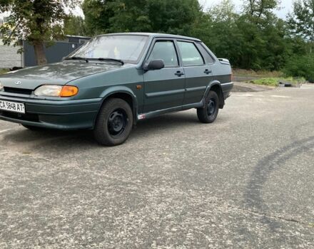 Зеленый ВАЗ 2115 Самара, объемом двигателя 1.6 л и пробегом 261 тыс. км за 2849 $, фото 1 на Automoto.ua