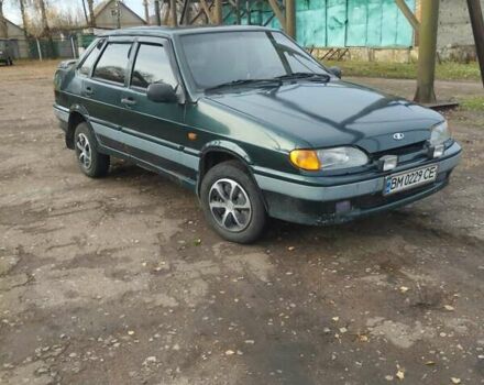 Зелений ВАЗ 2115 Самара, об'ємом двигуна 1.5 л та пробігом 180 тис. км за 1600 $, фото 1 на Automoto.ua