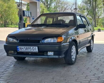 Зеленый ВАЗ 2115 Самара, объемом двигателя 1.5 л и пробегом 200 тыс. км за 800 $, фото 1 на Automoto.ua