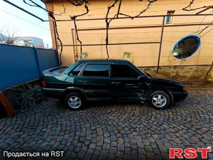 Зеленый ВАЗ 2115 Самара, объемом двигателя 1.5 л и пробегом 200 тыс. км за 600 $, фото 1 на Automoto.ua