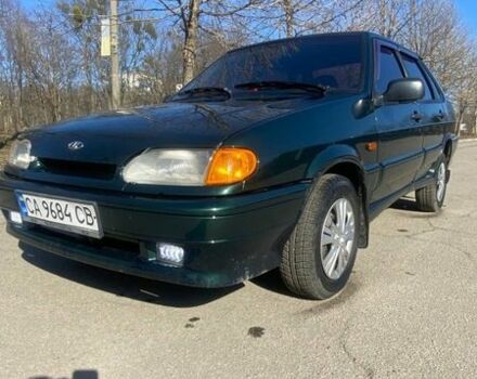 Зеленый ВАЗ 2115 Самара, объемом двигателя 1.5 л и пробегом 230 тыс. км за 1800 $, фото 1 на Automoto.ua